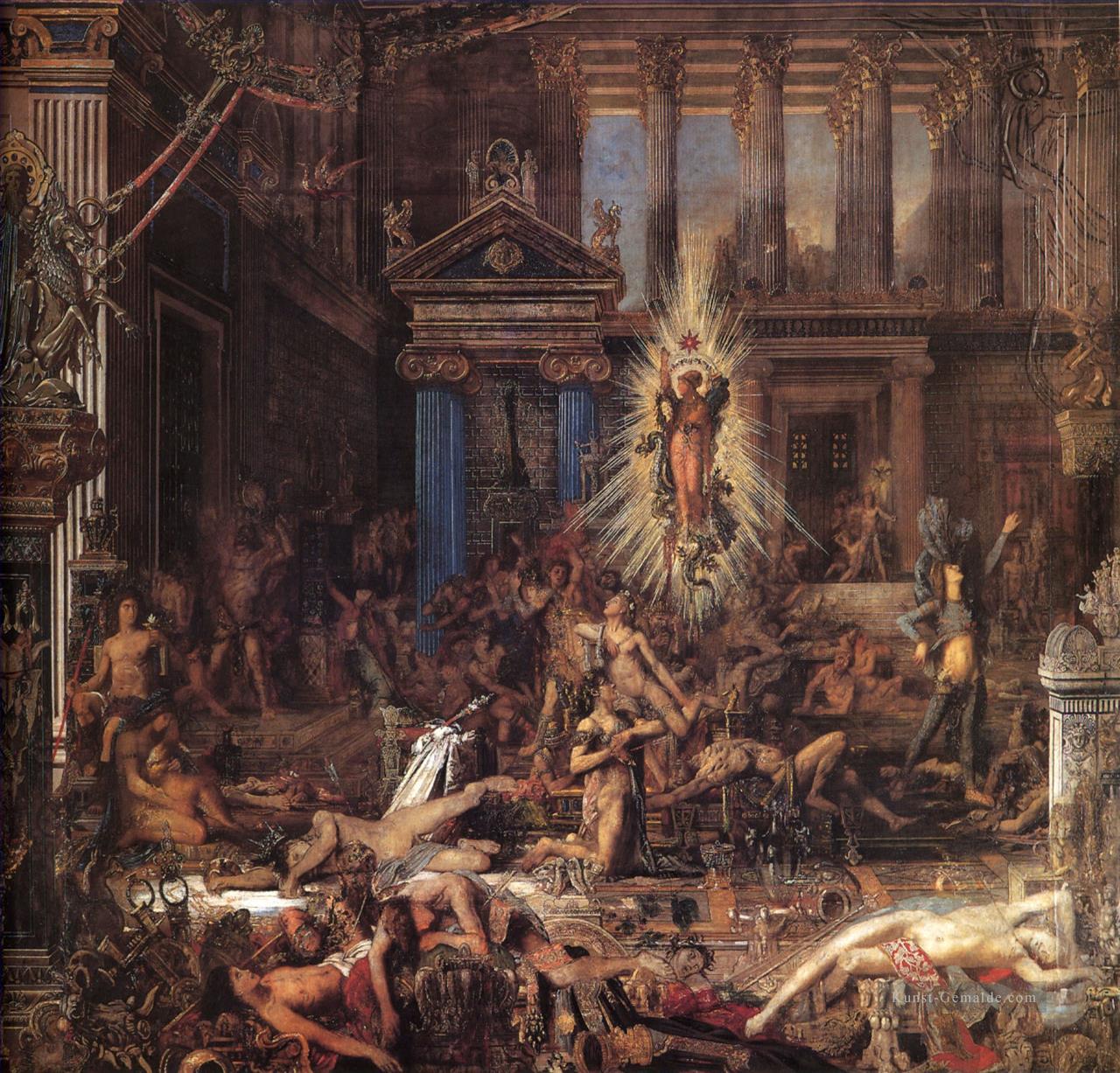 der biblischen mythologischen Gustave Moreau Symbolismus Freiern Ölgemälde